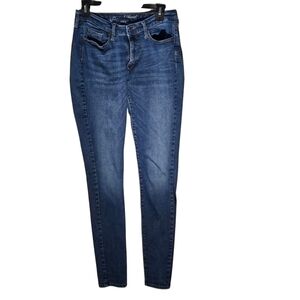 Universal Thread Medium Dark Blue Curvy Skinny Jeans Tapered Leg Women 6/28L